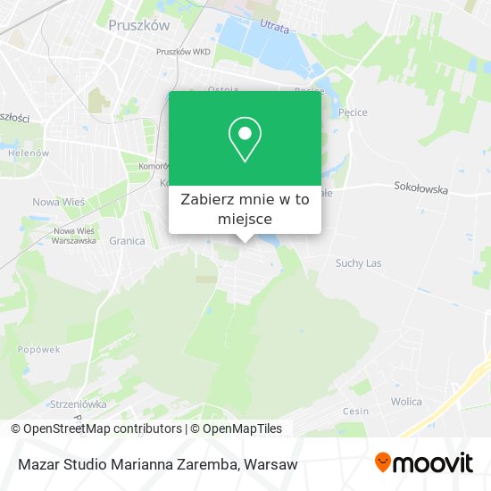 Mapa Mazar Studio Marianna Zaremba