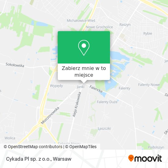 Mapa Cykada Pl sp. z o.o.