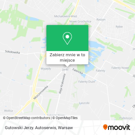 Mapa Gutowski Jerzy. Autoserwis