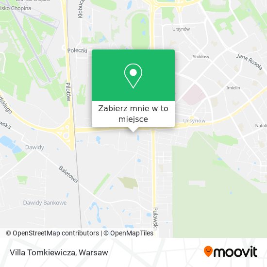 Mapa Villa Tomkiewicza