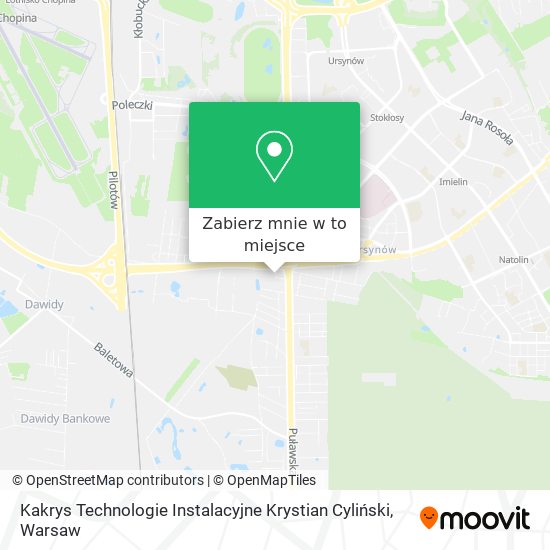 Mapa Kakrys Technologie Instalacyjne Krystian Cyliński