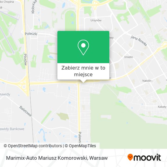 Mapa Marimix-Auto Mariusz Komorowski