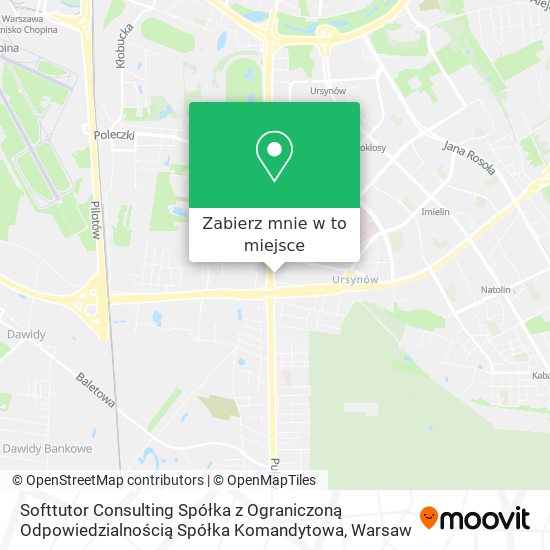 Mapa Softtutor Consulting Spółka z Ograniczoną Odpowiedzialnością Spółka Komandytowa