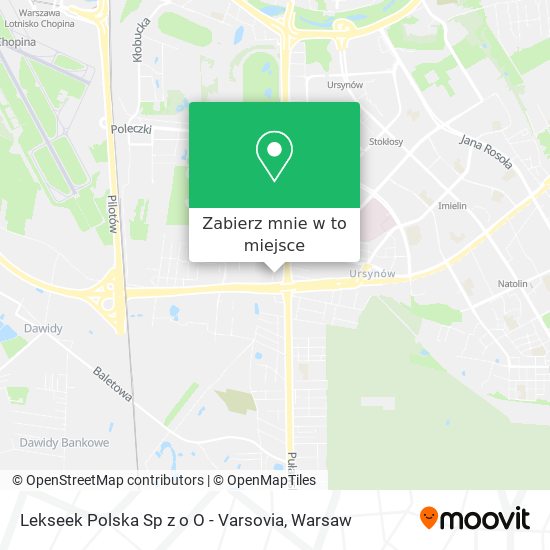 Mapa Lekseek Polska Sp z o O - Varsovia