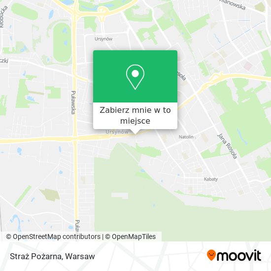 Mapa Straż Pożarna