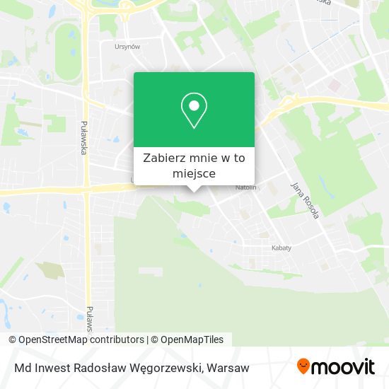 Mapa Md Inwest Radosław Węgorzewski