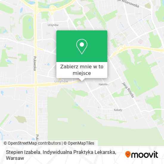 Mapa Stepien Izabela. Indywidualna Praktyka Lekarska