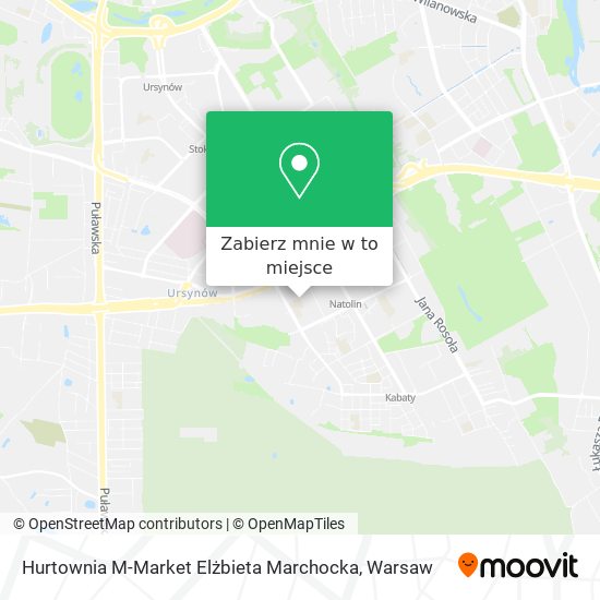 Mapa Hurtownia M-Market Elżbieta Marchocka