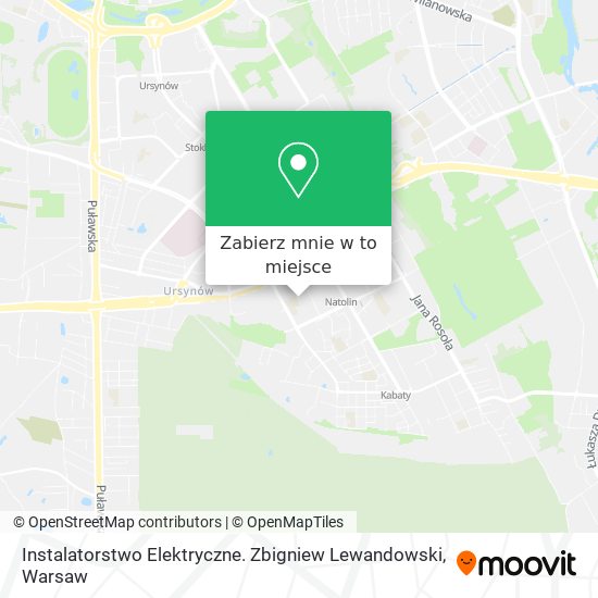 Mapa Instalatorstwo Elektryczne. Zbigniew Lewandowski