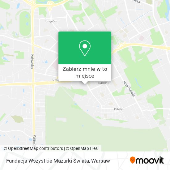 Mapa Fundacja Wszystkie Mazurki Świata