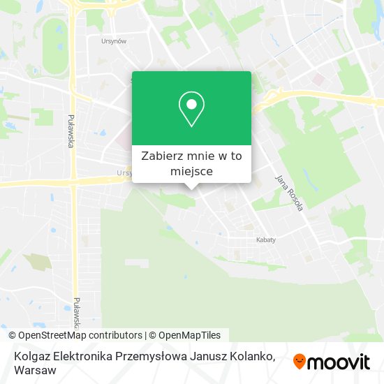 Mapa Kolgaz Elektronika Przemysłowa Janusz Kolanko