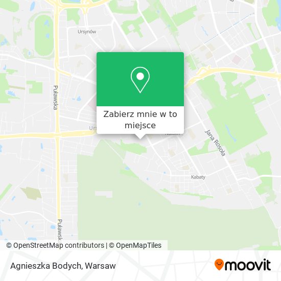 Mapa Agnieszka Bodych