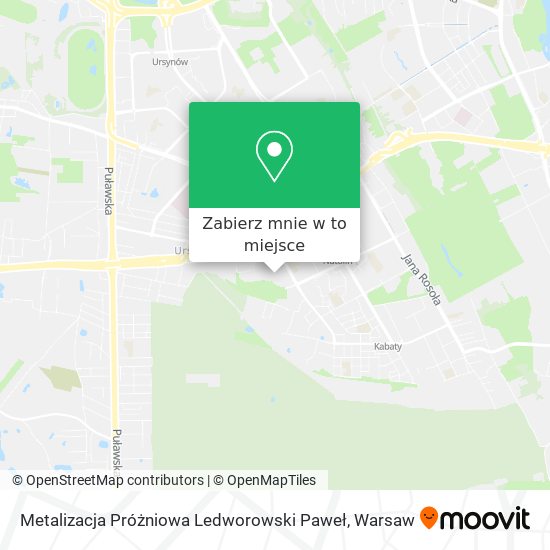 Mapa Metalizacja Próżniowa Ledworowski Paweł