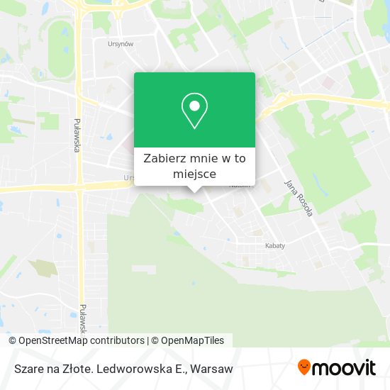 Mapa Szare na Złote. Ledworowska E.