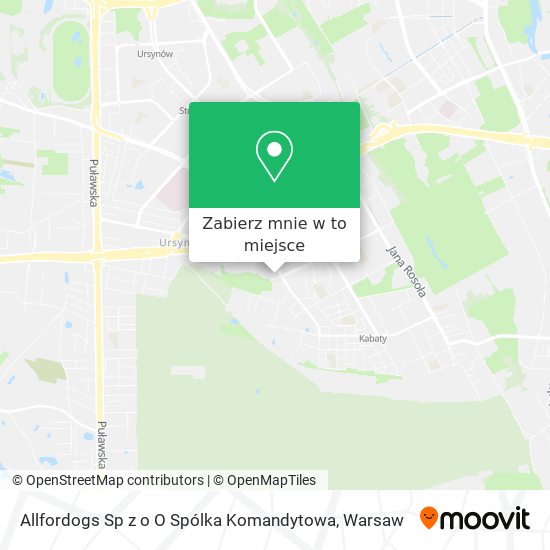 Mapa Allfordogs Sp z o O Spólka Komandytowa