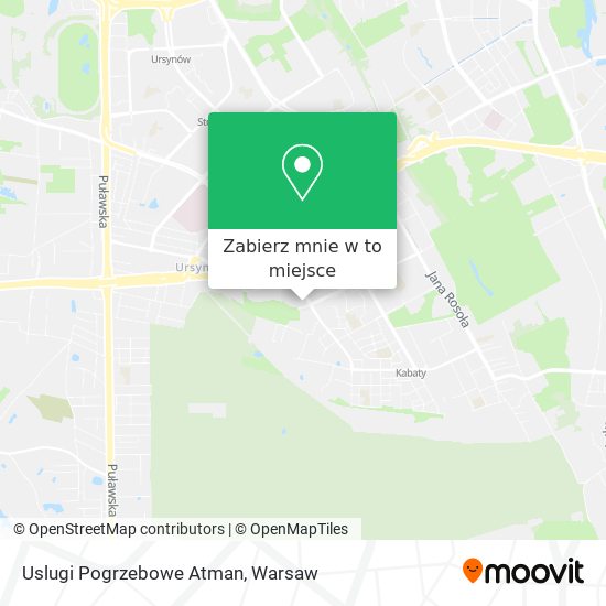 Mapa Uslugi Pogrzebowe Atman