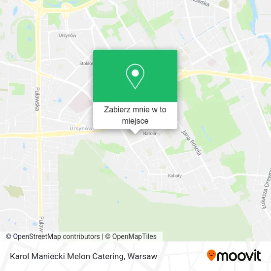 Mapa Karol Maniecki Melon Catering