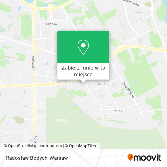 Mapa Radosław Bodych