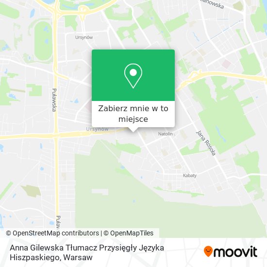 Mapa Anna Gilewska Tłumacz Przysięgły Języka Hiszpaskiego