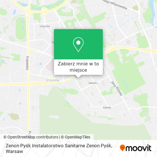 Mapa Zenon Pyśk Instalatorstwo Sanitarne Zenon Pyśk