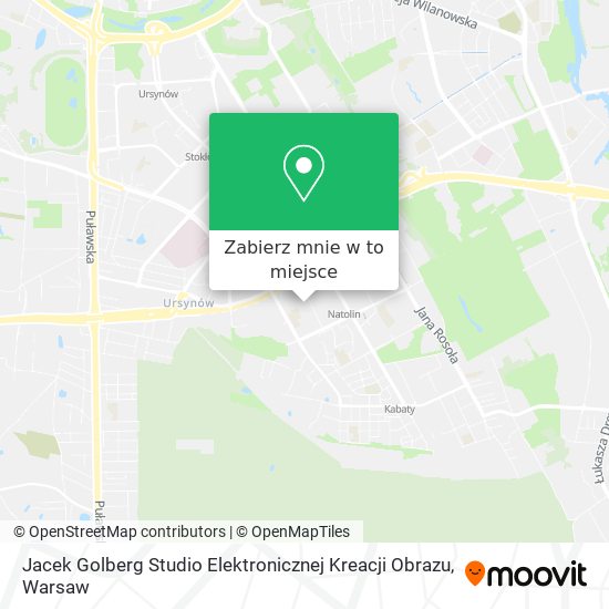 Mapa Jacek Golberg Studio Elektronicznej Kreacji Obrazu