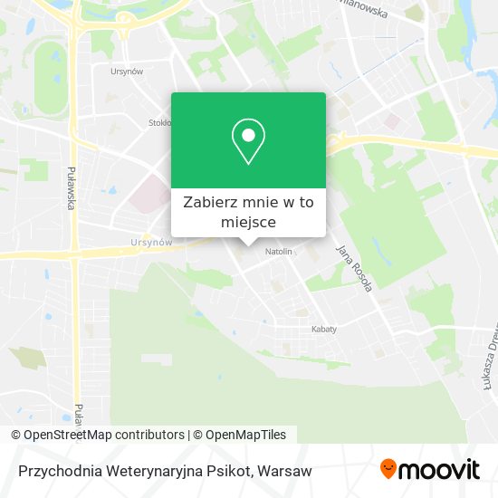 Mapa Przychodnia Weterynaryjna Psikot