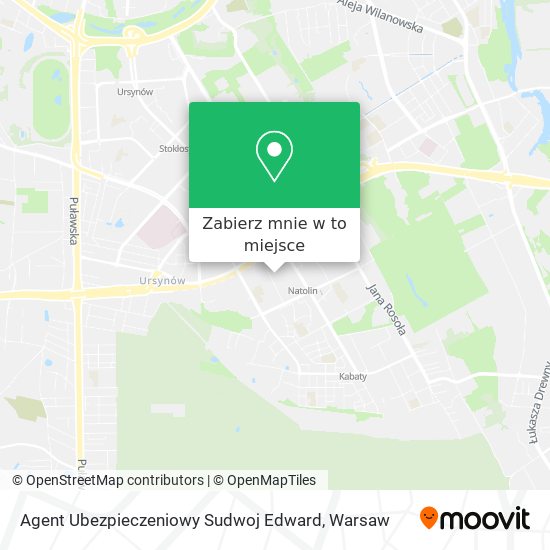 Mapa Agent Ubezpieczeniowy Sudwoj Edward