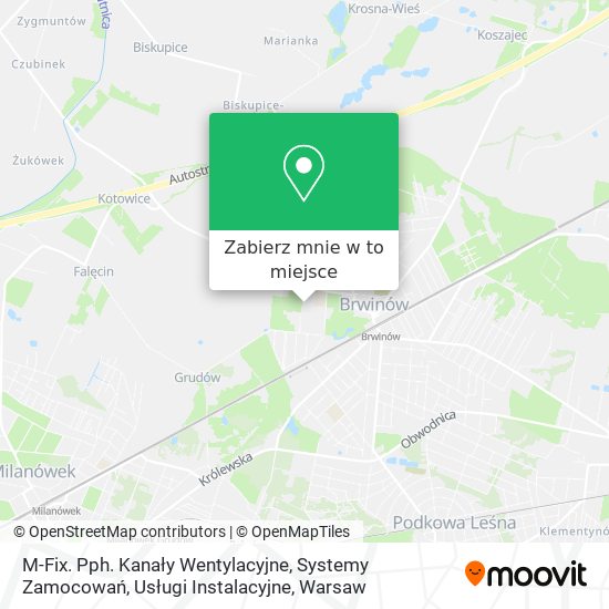 Mapa M-Fix. Pph. Kanały Wentylacyjne, Systemy Zamocowań, Usługi Instalacyjne