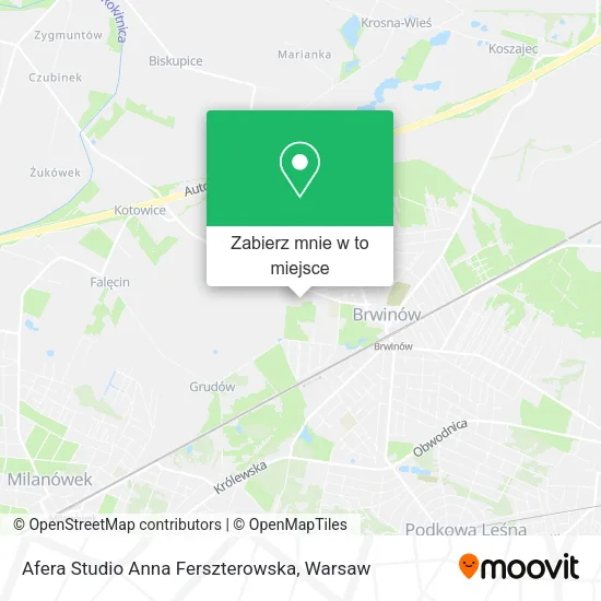 Mapa Afera Studio Anna Ferszterowska