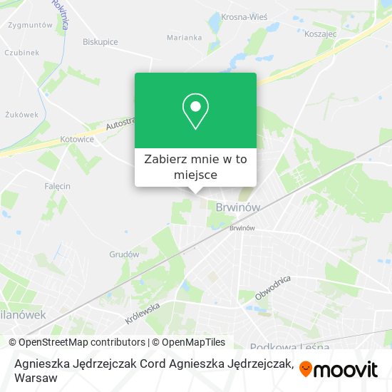 Mapa Agnieszka Jędrzejczak Cord Agnieszka Jędrzejczak