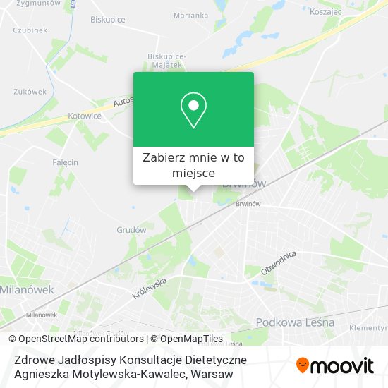 Mapa Zdrowe Jadłospisy Konsultacje Dietetyczne Agnieszka Motylewska-Kawalec