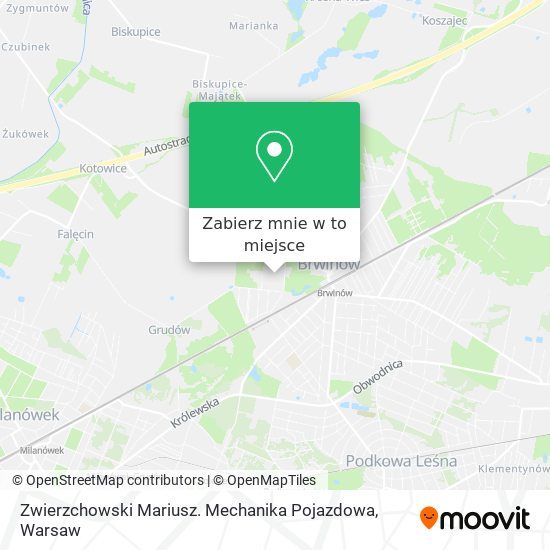 Mapa Zwierzchowski Mariusz. Mechanika Pojazdowa