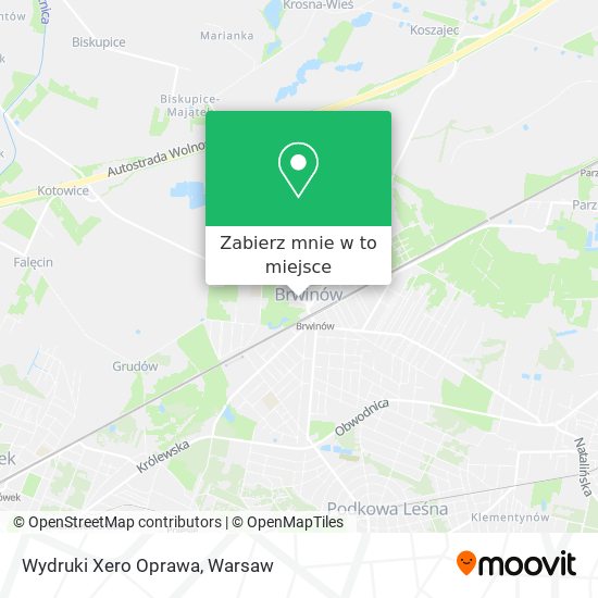 Mapa Wydruki Xero Oprawa