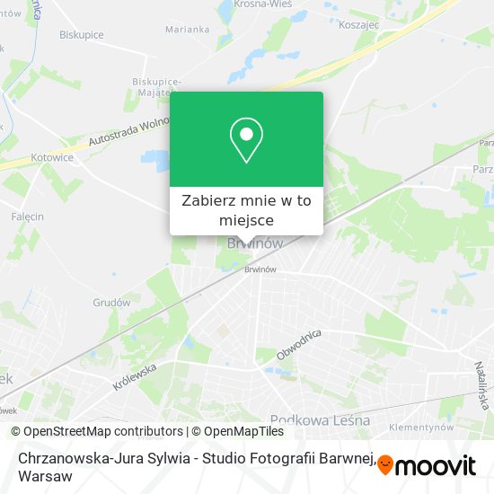 Mapa Chrzanowska-Jura Sylwia - Studio Fotografii Barwnej