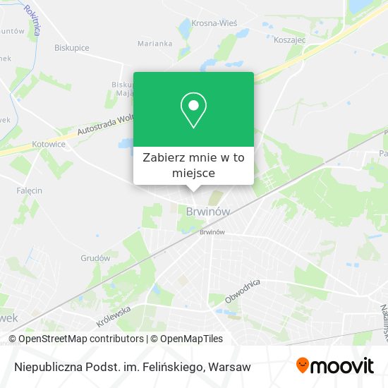 Mapa Niepubliczna Podst. im. Felińskiego