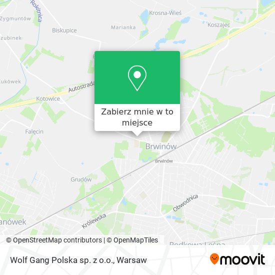 Mapa Wolf Gang Polska sp. z o.o.