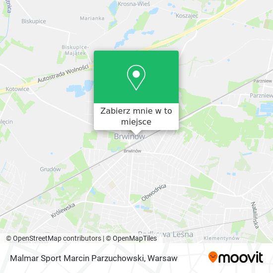 Mapa Malmar Sport Marcin Parzuchowski