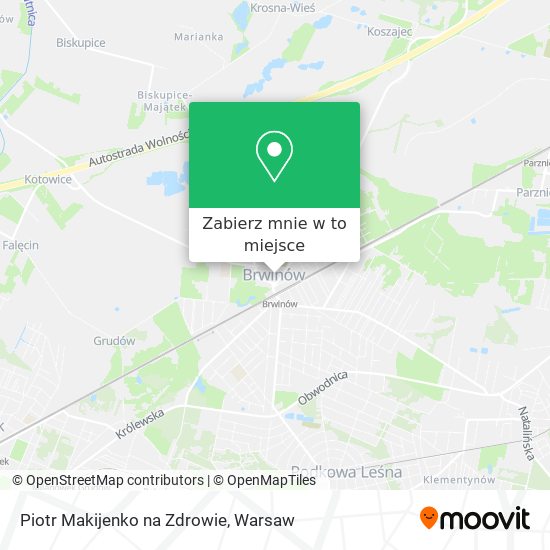 Mapa Piotr Makijenko na Zdrowie