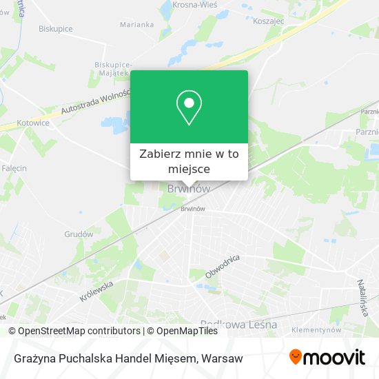 Mapa Grażyna Puchalska Handel Mięsem