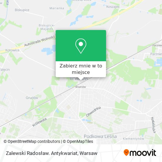 Mapa Zalewski Radosław. Antykwariat