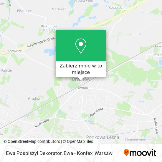 Mapa Ewa Pospiszył Dekorator, Ewa - Konfex