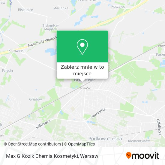 Mapa Max G Kozik Chemia Kosmetyki