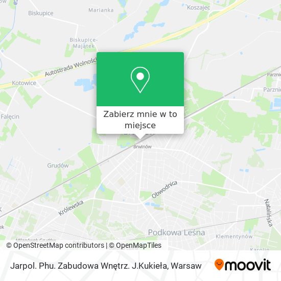 Mapa Jarpol. Phu. Zabudowa Wnętrz. J.Kukieła