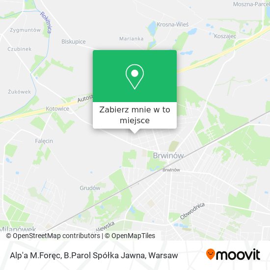 Mapa Alp'a M.Foręc, B.Parol Spółka Jawna