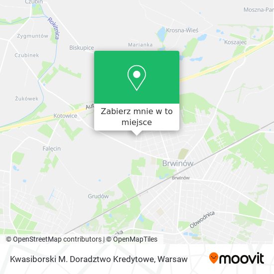 Mapa Kwasiborski M. Doradztwo Kredytowe