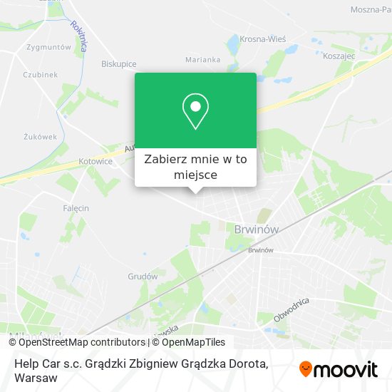 Mapa Help Car s.c. Grądzki Zbigniew Grądzka Dorota