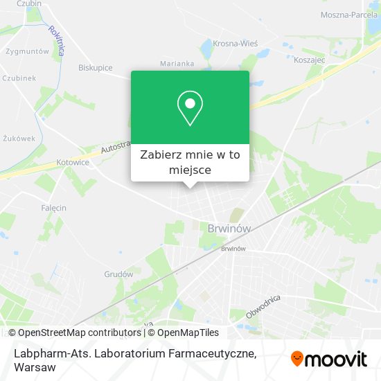 Mapa Labpharm-Ats. Laboratorium Farmaceutyczne