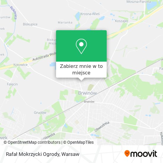 Mapa Rafał Mokrzycki Ogrody