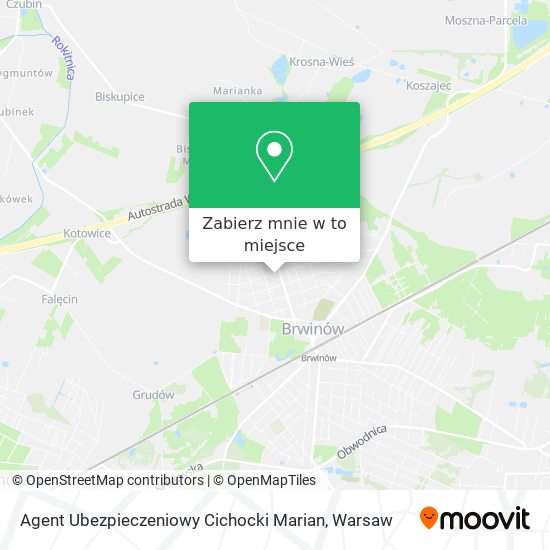 Mapa Agent Ubezpieczeniowy Cichocki Marian