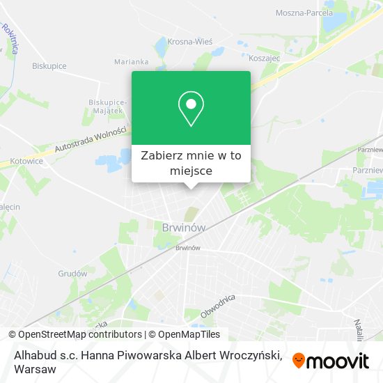 Mapa Alhabud s.c. Hanna Piwowarska Albert Wroczyński